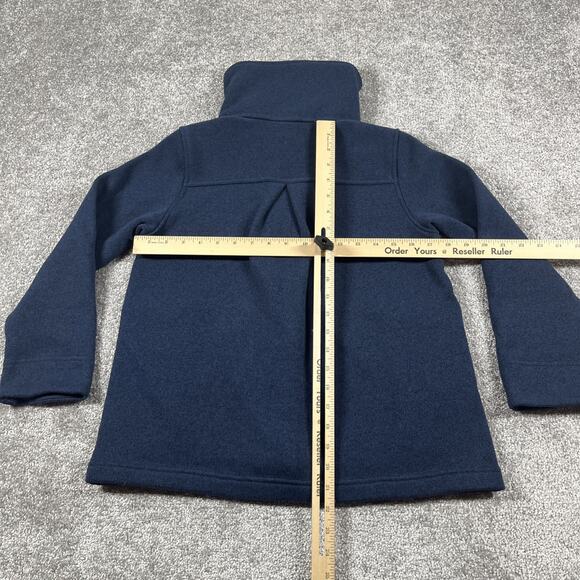 Patagonia Better Sweater Swing Jacket Womens Extra Small Fleece Pea Coat Navy - Picture 9 of 14